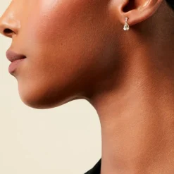 Boucles D'Oreilles Pendantes Zuleika Or Jaune Topaze Oxyde De Zirconium-Histoire d'Or Clearance