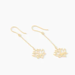 Histoire d'Or Boucles D'oreilles Pendantes Nevia Or Jaune