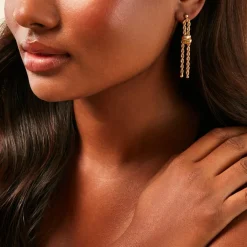 Histoire d'Or Boucles D'Oreilles Pendantes Jerry Or Jaune