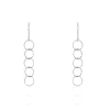 Boucles D'oreilles Pendantes Bulle Argent Blanc-Histoire d'Or Sale