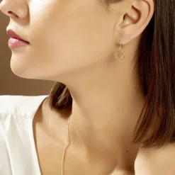 Boucles D'oreilles Pendantes Jovita Or Jaune-Histoire d'Or Sale