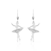 Histoire d'Or Boucles D'oreilles Pendantes Ritej Argent Blanc