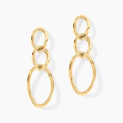 Histoire d'Or Boucles D'Oreilles Pendantes Edmondo Or Jaune