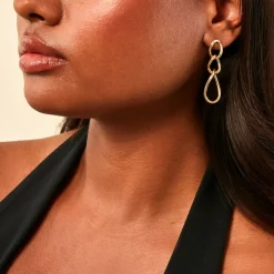 Histoire d'Or Boucles D'Oreilles Pendantes Edmondo Or Jaune