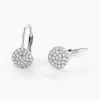 Boucles D'oreilles Pendantes Fantine Argent Blanc Oxyde De Zirconium-Histoire d'Or Best