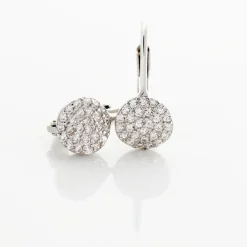 Boucles D'oreilles Pendantes Fantine Argent Blanc Oxyde De Zirconium-Histoire d'Or Best