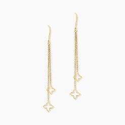 Histoire d'Or Boucles D'Oreilles Pendantes Narendra Or Jaune