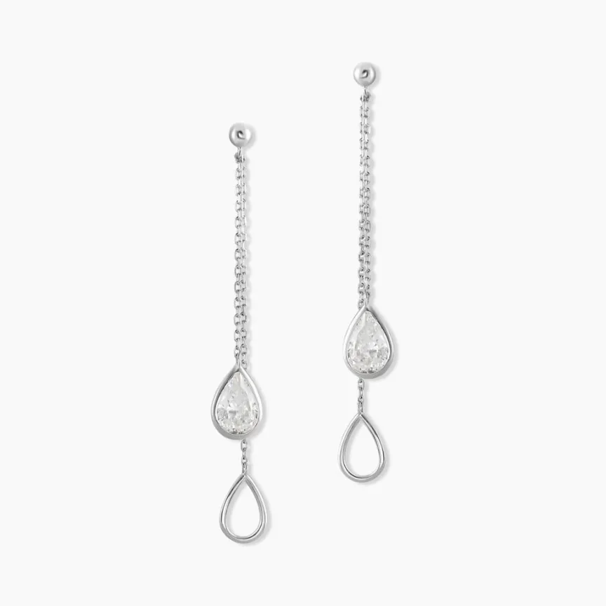 Boucles D'oreilles Pendantes Emerika De Zirconium-Histoire d'Or Outlet