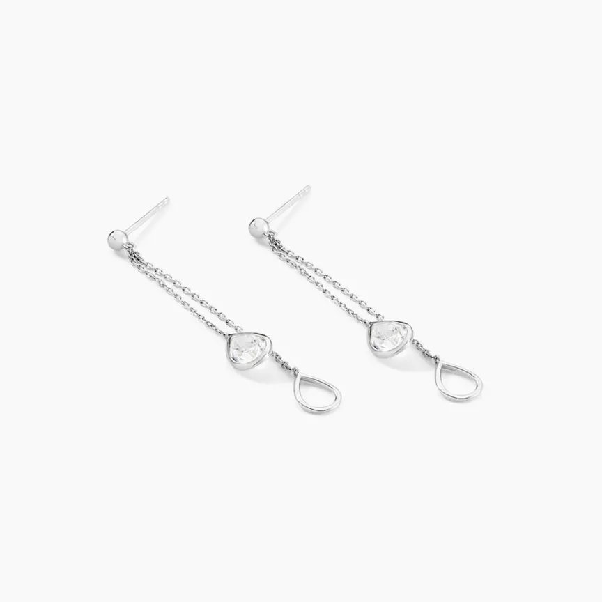Boucles D'oreilles Pendantes Emerika De Zirconium-Histoire d'Or Outlet
