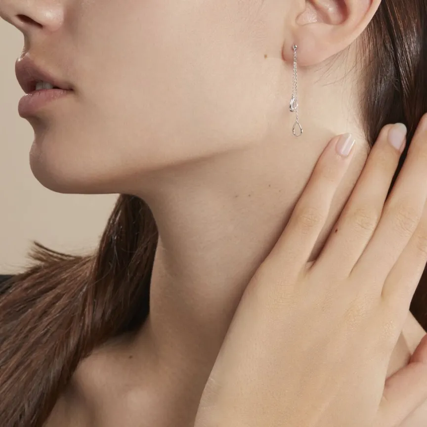 Boucles D'oreilles Pendantes Emerika De Zirconium-Histoire d'Or Outlet