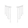 Histoire d'Or Boucles D'oreilles Pendantes Cainan Argent Blanc Oxyde De Zirconium