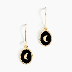 Histoire d'Or Boucles D'oreilles Pendantes Nebuleor Or Jaune