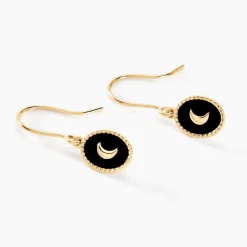 Histoire d'Or Boucles D'oreilles Pendantes Nebuleor Or Jaune
