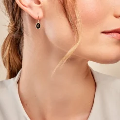 Histoire d'Or Boucles D'oreilles Pendantes Nebuleor Or Jaune