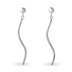 Boucles D'oreilles Pendantes Yaell Argent Blanc-Histoire d'Or Outlet