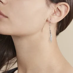 Boucles D'oreilles Pendantes Alli Argent Blanc-Histoire d'Or Best