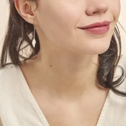 Boucles D'oreilles Pendantes Fabia Argent Blanc-Histoire d'Or Discount