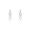 Boucles D'oreilles Pendantes Nohemi Argent Blanc Oxyde De Zirconium-Histoire d'Or Best