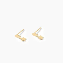 Boucles D'oreilles Pendantes Alphonsine Etoile Or Jaune-Histoire d'Or Best
