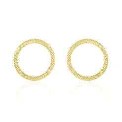 Histoire d'Or Boucles D'oreilles Pendantes Gracieuse Or Jaune