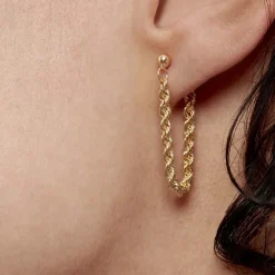 Histoire d'Or Boucles D'oreilles Pendantes Jerry Or Jaune