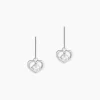 Boucles D'oreilles Pendantes Nalan Argent Blanc Oxyde De Zirconium-Histoire d'Or Best
