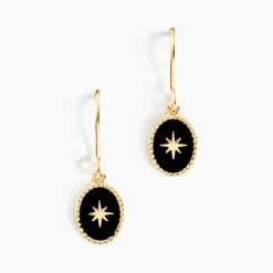 Histoire d'Or Boucles D'oreilles Pendantes Nebuleor Or Jaune