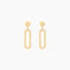 Histoire d'Or Boucles D'oreilles Pendantes Link Or Jaune