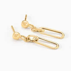 Histoire d'Or Boucles D'oreilles Pendantes Escape Or Jaune