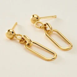 Histoire d'Or Boucles D'oreilles Pendantes Escape Or Jaune