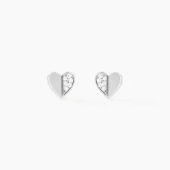 Histoire d'Or Boucles D'oreilles Pendantes Natacha Argent Blanc Oxyde De Zirconium