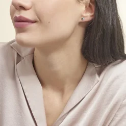 Histoire d'Or Boucles D'oreilles Pendantes Natacha Argent Blanc Oxyde De Zirconium