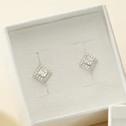 Histoire d'Or Boucles D'oreilles Pendantes Marie-elsa Argent  Oxyde De Zirconium