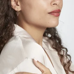 Boucles D'oreilles Pendantes Or Jaune Guda Oxyde De Zirconium-Histoire d'Or Best