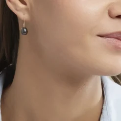 Boucles D'oreilles Pendantes Severiane Or Jaune Perle De Culture-Histoire d'Or Best