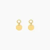 Boucles D'Oreilles Pendantes Finesse Acier Jaune-Histoire d'Or Discount