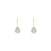 Histoire d'Or Boucles D'oreilles Pendantes Ursanne Or Jaune Diamants