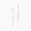 Histoire d'Or Boucles D'Oreilles Pendantes Marcelino Or Bicolore