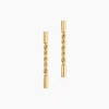 Boucles D'Oreilles Pendantes Gwandoya Or Jaune-Histoire d'Or Hot