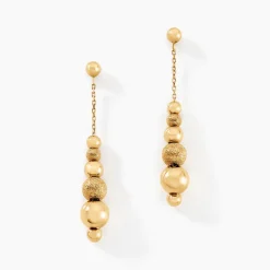 Histoire d'Or Boucles D'oreilles Pendantes Brooks Or Jaune