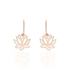 Histoire d'Or Boucles D'oreilles Pendantes Rosita Argent Rose