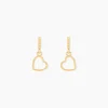 Histoire d'Or Boucles D'oreilles Pendantes Anne-maudae Pendantes Coeurs Or Jaune