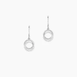 Histoire d'Or Boucles D'oreilles Pendantes Circus Argent Blanc Oxyde De Zirconium