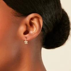 Histoire d'Or Boucles D'Oreilles Pendantes Odhran Or Jaune Oxyde De Zirconium