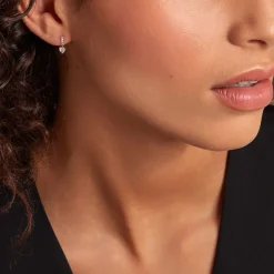 Histoire d'Or Boucles D'oreilles Pendantes Luminita Or Jaune Oxyde De Zirconium