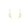 Boucles D'oreilles Pendantes Or Jaune Nahia Oxydes De Zirconium-Histoire d'Or Clearance