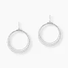 Boucles D'oreilles Pendantes Nadiona Argent Blanc-Histoire d'Or Sale