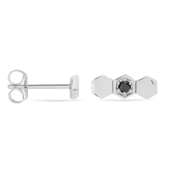 Boucles D'oreilles Pendantes Ondina Argent Blanc Oxyde De Zirconium-Histoire d'Or Outlet