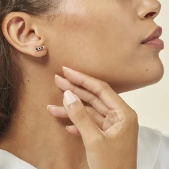 Boucles D'oreilles Pendantes Ondina Argent Blanc Oxyde De Zirconium-Histoire d'Or Outlet