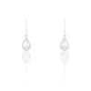 Histoire d'Or Boucles D'oreilles Pendantes Perce-neige Argent  Oxyde De Zirconium